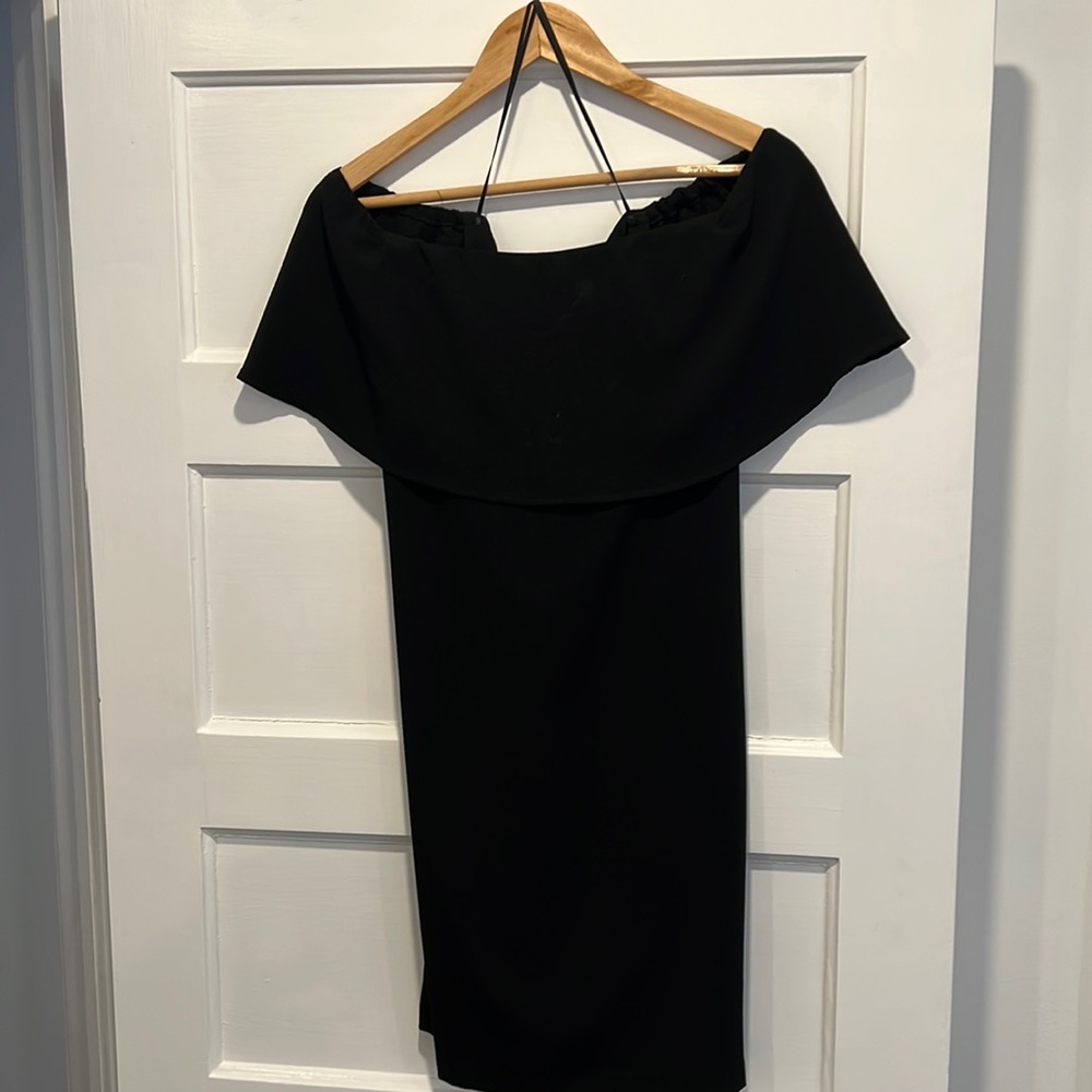 Black off the shoulder dress